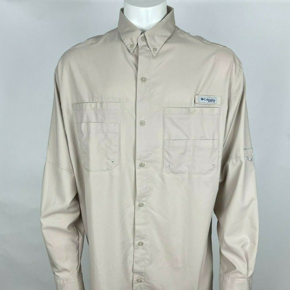 Columbia PFG Omni-Shade Fishing Shirt‎ Vented - Picture 1 of 16